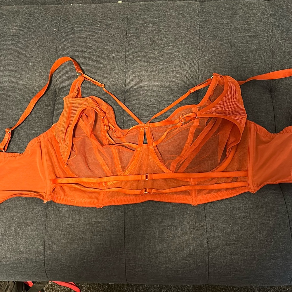 Playful Promises “Eddie” strappy longline bra UK 36G US 36I great condition